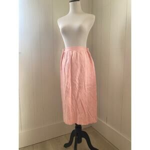 Vintage Gilmor Pink Midi Straight Skirt, Size XS